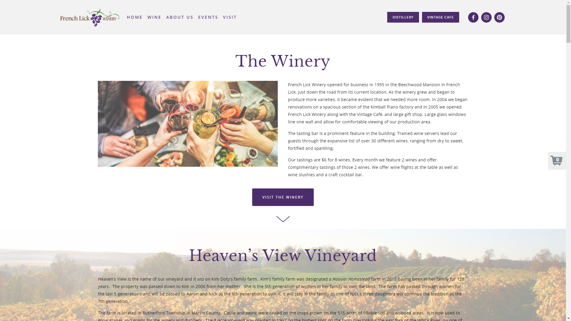 French Lick Winery Screenshot
